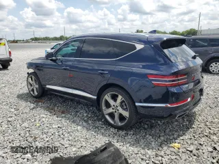 2022 Genesis GV80 z VIN KMUHCESC8NU100536, wystawiony jako Copart lot #56201335 z przebiegiem 23 427 mil mil oraz Szkody całkowita. Historia ofert i sprzedaży dostępna na DreamBid. Obrazek 2.
