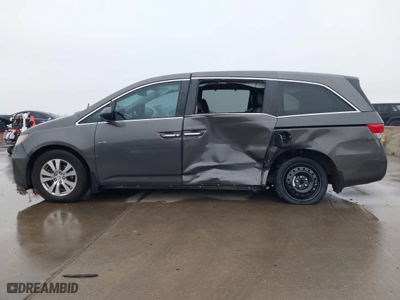 2016 Honda Odyssey EX-L with VIN 5FNRL5H68GB053576, listed as a IAAI auction lot 41543178 with 160,802 mi miles. Bid and sale history available at carsss.com. Image 15.