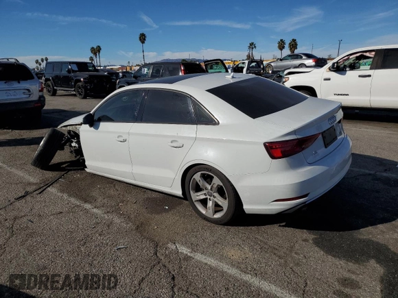 2017 Audi A3 Sedan Premium with VIN WAUB8GFFXH1010625, listed as a Copart auction lot 78917463 with 42,203 mi miles. Bid and sale history available at carsss.com. Image 2.