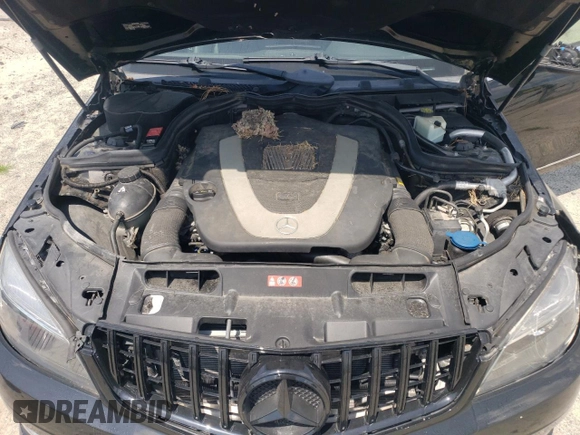 2011 Mercedes-Benz C 300 Sport with VIN WDDGF5EBXBR178460, listed as a Copart auction lot 61664495 with Not provided miles and Salvage title. Bid and sale history available at DreamBid. Image 11.