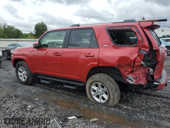 2023 Toyota 4Runner SR5 with VIN JTEMU5JR7P6167782, listed as a Copart auction lot 57796595 with 26,743 mi miles and Salvage title. Bid and sale history available at DreamBid. Image 2.