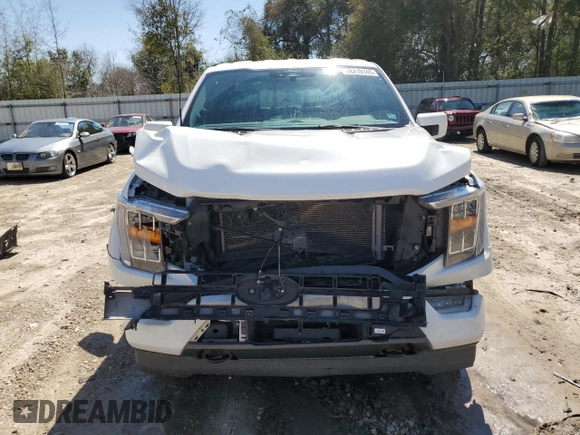 2022 Ford F-150 XL with VIN 1FTFW1E80NFC14794, listed as a Copart auction lot 48410145 with 50,925 mi miles and Salvage Title. Bid and sale history available at carsss.com. Image 5.