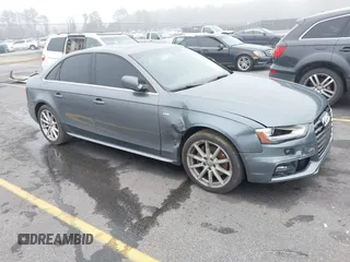 2016 Audi A4 Premium with VIN WAUBFAFL7GN016012, listed as a IAAI auction lot 41489832 with 125,826 mi miles. Bid and sale history available at carsss.com. Image 1.