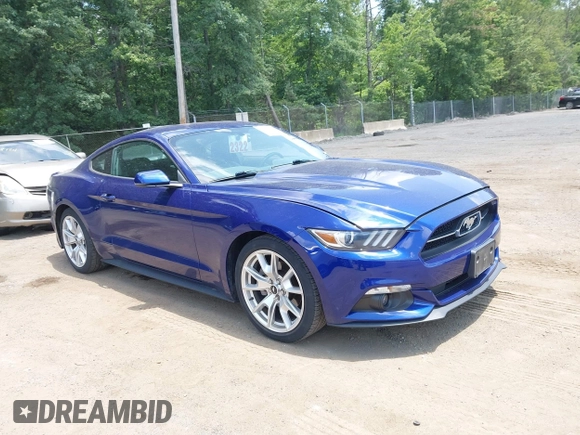 2015 Ford Mustang EcoBoost z VIN 1FA6P8TH9F5361668, wystawiony jako IAAI lot #42616707 z przebiegiem 73 798 mil mil oraz . Historia ofert i sprzedaży dostępna na DreamBid. Obrazek 1.