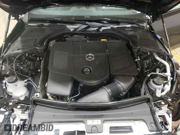 2024 Mercedes-Benz C 300 with VIN W1KAF4HB0RR219264, listed as a Copart auction lot 48209655 with 756 mi miles and Salvage Title. Bid and sale history available at DreamBid. Image 11.