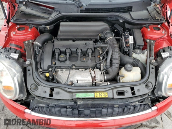 2010 MINI Convertible S with VIN WMWMS3C50ATY08821, listed as a Copart auction lot 53547595 with 54,438 mi miles and Salvage title. Bid and sale history available at DreamBid. Image 12.