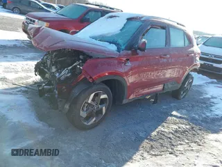 2024 Hyundai Venue SEL with VIN KMHRC8A33RU327385, listed as a IAAI auction lot 41247378 with 5,591 mi miles and . Bid and sale history available at DreamBid. Image 21.