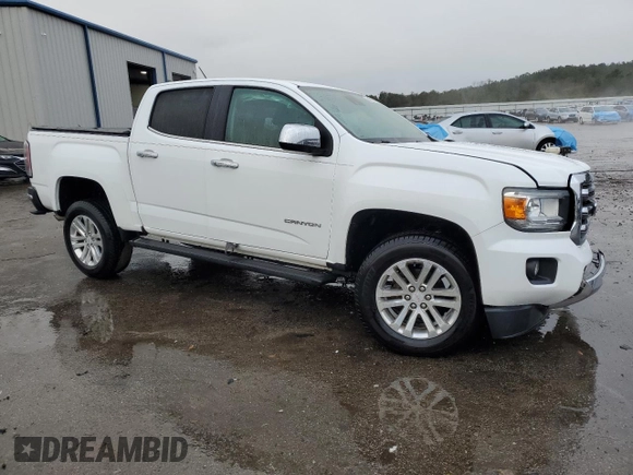 2018 GMC Canyon 2WD SLT with VIN 1GTG5DEN2J1110829, listed as a Copart auction lot 80414214 with 74,702 mi miles and Salvage Title. Bid and sale history available at carsss.com. Image 4.