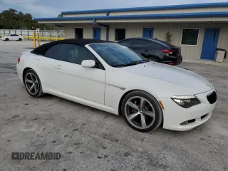 2008 BMW 6 Series 650i with VIN WBAEB535X8CX62294, listed as a Copart auction lot 88010145 with 117,975 mi miles and Salvage Title. Bid and sale history available at carsss.com. Image 4.