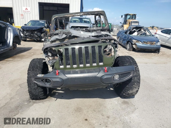 2021 Jeep Wrangler Rubicon with VIN 1C4HJXCG2MW807639, listed as a Copart auction lot 50533135 with Not provided miles and Non repairable. Bid and sale history available at DreamBid. Image 5.