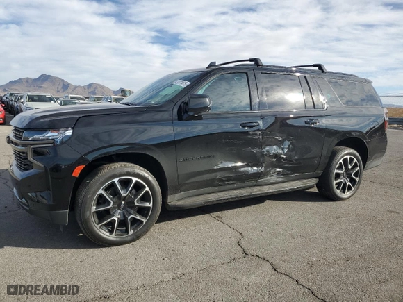 2022 Chevrolet Suburban RST with VIN 1GNSKEKD0NR100738, listed as a Copart auction lot 43371475 with 60,219 mi miles and Salvage Title. Bid and sale history available at carsss.com. Image 1.