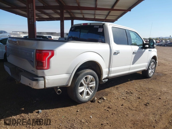 2015 Ford F-150 XLT with VIN 1FTEW1EFXFFA89038, listed as a IAAI auction lot 41365907 with 216,785 mi miles. Bid and sale history available at carsss.com. Image 4.