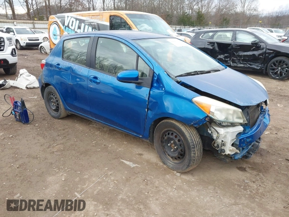 2013 Toyota Yaris L with VIN JTDKTUD37DD544926, listed as a IAAI auction lot 41474717 with 1 mi miles. Bid and sale history available at carsss.com. Image 1.