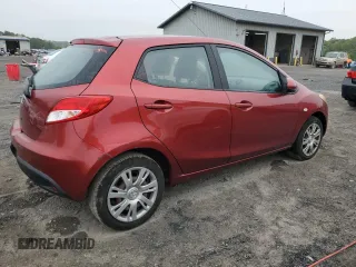 2014 Mazda 2 Sport with VIN JM1DE1KZ5E0182256, listed as a Copart auction lot 71729814 with Not Provided miles and Salvage Title. Bid and sale history available at carsss.com. Image 3.