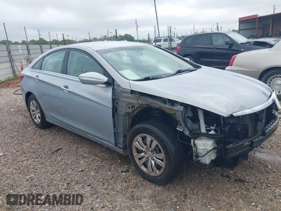 2011 Hyundai Sonata GLS with VIN 5NPEB4AC6BH190215, listed as a IAAI auction lot 41918753 with 91,814 mi miles and . Bid and sale history available at carsss.com. Image 1.