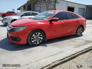 2018 Honda Civic Sedan EX with VIN 2HGFC2F71JH580343, listed as a Copart auction lot 49992275 with 66,103 mi miles and Salvage Title. Bid and sale history available at carsss.com. Image 1.