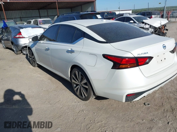 2020 Nissan Altima Platinum with VIN 1N4BL4FV3LC127019, listed as a IAAI auction lot 41982226 with 96,606 mi miles and . Bid and sale history available at carsss.com. Image 3.