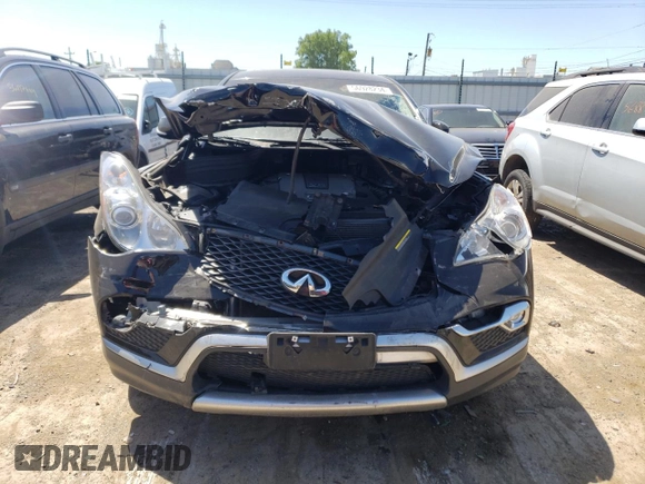 2017 Infiniti QX50 with VIN JN1BJ0RR2HM406604, listed as a Copart auction lot 56928234 with 72,915 mi miles and Salvage Title. Bid and sale history available at carsss.com. Image 5.