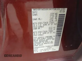 2016 Nissan Frontier SV z VIN 1N6AD0ER0GN788658, wystawiony jako IAAI lot #42168042 z przebiegiem 76 428 mil mil oraz . Historia ofert i sprzedaży dostępna na DreamBid. Obrazek 9.