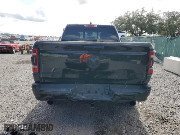 2023 Ram 1500 Big Horn with VIN 1C6SRFBT6PN514870, listed as a Copart auction lot 66008964 with 22,253 mi miles and Salvage Title. Bid and sale history available at carsss.com. Image 6.