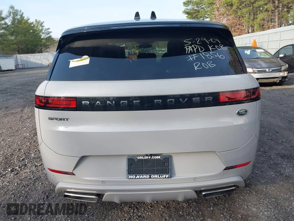 2023 Land Rover Range Rover Sport SE Dynamic with VIN SAL1L9FU4PA140673, listed as a IAAI auction lot 39552637 with 12,557 mi miles. Bid and sale history available at carsss.com. Image 16.