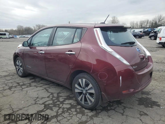 2016 Nissan LEAF SV with VIN 1N4BZ0CP8GC303355, listed as a Copart auction lot 48163075 with 67,665 mi miles and Salvage Title. Bid and sale history available at carsss.com. Image 2.