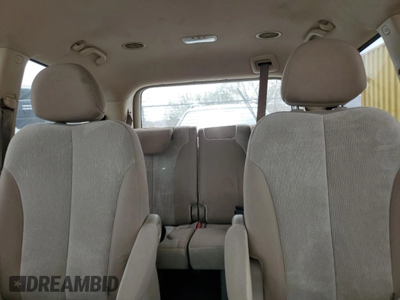 2014 Kia Sedona LX with VIN KNDMG4C75E6541210, listed as a Copart auction lot 51814055 with 133,572 mi miles and Clean Title. Bid and sale history available at carsss.com. Image 10.