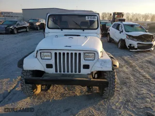 1994 Jeep Wrangler S with VIN 1J4FY19P7RP458156, listed as a Copart auction lot 50180485 with 167,155 mi miles and Salvage Title. Bid and sale history available at carsss.com. Image 5.