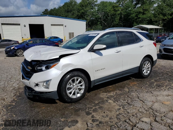 2018 Chevrolet Equinox LT with VIN 2GNAXJEVXJ6348575, listed as a Copart auction lot 61253785 with 147,855 mi miles and Salvage title. Bid and sale history available at DreamBid. Image 1.