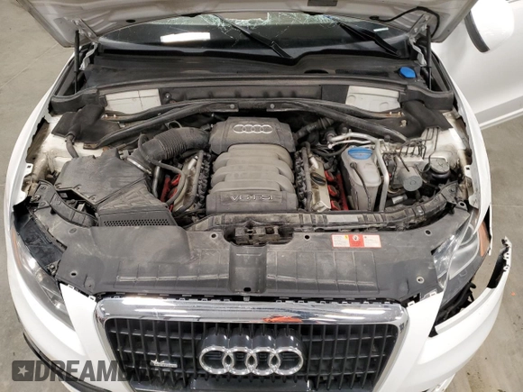 2010 Audi Q5 Premium Plus with VIN WA1LKAFP7AA004585, listed as a Copart auction lot 51585445 with 97,534 mi miles and Salvage title. Bid and sale history available at DreamBid. Image 14.