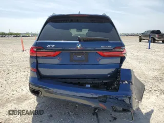 2021 BMW X7 xDrive40i with VIN 5UXCW2C03M9G67683, listed as a Copart auction lot 50649965 with 31,689 mi miles and Salvage Title. Bid and sale history available at carsss.com. Image 6.