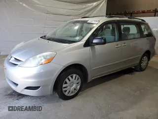 2008 Toyota Sienna CE with VIN 5TDZK23C18S103701, listed as a Copart auction lot 53867115 with 161,121 mi miles and Clean Title. Bid and sale history available at carsss.com. Image 1.