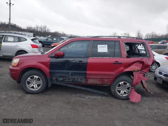 2003 Honda Pilot EX with VIN 2HKYF18683H581271, listed as a IAAI auction lot 41630651 with 173,536 mi miles. Bid and sale history available at carsss.com. Image 14.