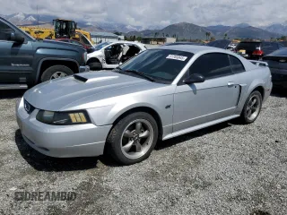 2003 Ford Mustang GT Deluxe with VIN 1FAFP42X93F311182, listed as a Copart auction lot 51703045 with 239,232 mi miles and Clean Title. Bid and sale history available at carsss.com. Image 1.