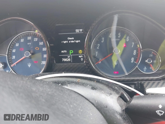 2012 Maserati GranTurismo MC Stradale с VIN ZAM45MLA1C0061579, выставлен на аукционе IAAI как лот 41938411 с пробегом 76 626 миль миль и . История ставок и продаж доступна на DreamBid. Изображение 7.