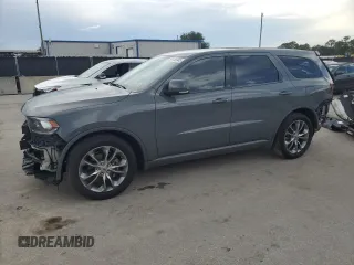 2020 Dodge Durango GT Plus with VIN 1C4RDHDG5LC301416, listed as a Copart auction lot 64785945 with 72,989 mi miles and Non repairable. Bid and sale history available at DreamBid. Image 1.