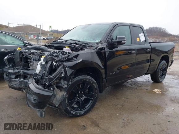2023 Ram 1500 Big Horn with VIN 1C6SRFBT4PN588689, listed as a IAAI auction lot 41517045 with 11,304 mi miles. Bid and sale history available at carsss.com. Image 2.