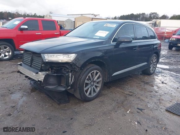 2017 Audi Q7 Premium Plus with VIN WA1LAAF78HD004770, listed as a IAAI auction lot 41251276 with 127,854 mi miles. Bid and sale history available at carsss.com. Image 2.