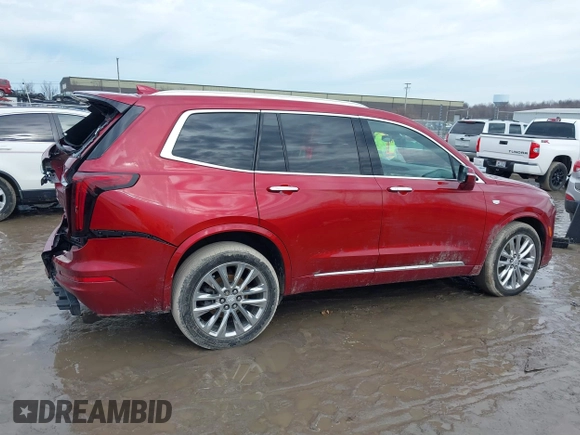 2022 Cadillac XT6 Premium Luxury with VIN 1GYKPDRS6NZ118860, listed as a IAAI auction lot 41459341 with 64,682 mi miles. Bid and sale history available at carsss.com. Image 13.