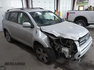 2007 Toyota RAV4 Sport with VIN JTMBD32V376025778, listed as a IAAI auction lot 41823366 with 117,650 mi miles and . Bid and sale history available at DreamBid. Image 1.