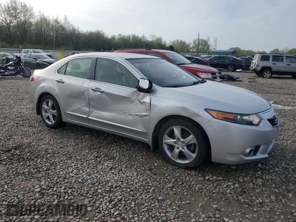 2012 Acura TSX with VIN JH4CU2F40CC004610, listed as a Copart auction lot 51437855 with 139,411 mi miles and Salvage Title. Bid and sale history available at carsss.com. Image 4.