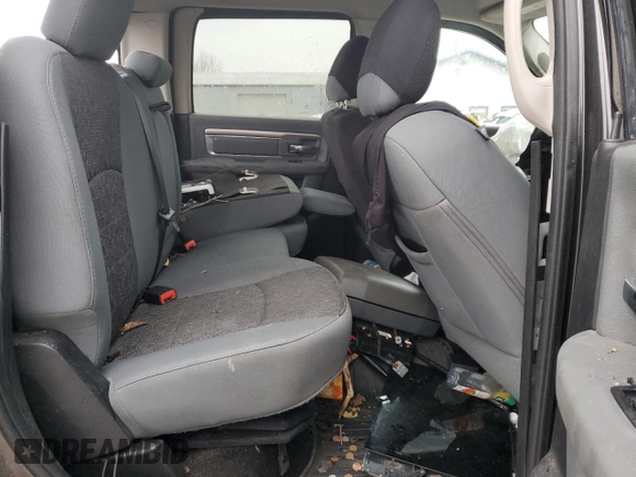 2017 Ram 2500 Big Horn with VIN 3C6UR5DJXHG657247, listed as a Copart auction lot 80509944 with 0 mi miles and Salvage Title. Bid and sale history available at carsss.com. Image 11.