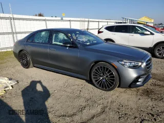 2024 Mercedes-Benz S 580 z VIN W1K6G7GB5RA265130, wystawiony jako Copart lot #82841994 z przebiegiem 7 330 mil mil oraz Szkoda całkowita • Salvage title. Historia ofert i sprzedaży dostępna na DreamBid. Obrazek 4.