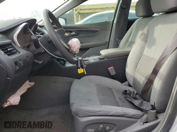 2017 Chevrolet Impala LS with VIN 1G11Z5S33HU118653, listed as a Copart auction lot 43614345 with 74,006 mi miles and Salvage Title. Bid and sale history available at DreamBid. Image 7.