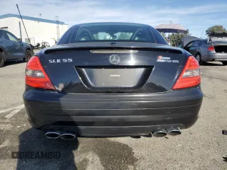 2006 Mercedes-Benz SLK-Class 5.5L AMG with VIN WDBWK73F06F082698, listed as a Copart auction lot 81430534 with 129,545 mi miles and Salvage Title. Bid and sale history available at carsss.com. Image 6.
