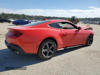 2024 Ford Mustang EcoBoost with VIN 1FA6P8TH0R5147236, listed as a Copart auction lot 46240535 with 0 mi miles and Salvage Title. Bid and sale history available at carsss.com. Image 3.