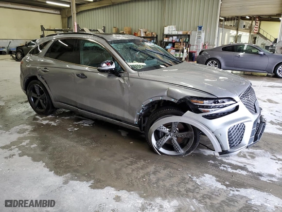 2022 Genesis GV70 3.5T Sport with VIN KMUMCDTC3NU012338, listed as a Copart auction lot 42691625 with 67,161 mi miles and Salvage Title. Bid and sale history available at carsss.com. Image 4.