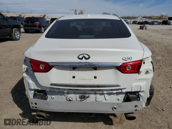 2014 Infiniti Q50 Premium z VIN JN1BV7AP4EM683628, wystawiony jako Copart lot #50084865 z przebiegiem 130 543 mil mil oraz Szkoda całkowita • Salvage title. Historia ofert i sprzedaży dostępna na DreamBid. Obrazek 6.