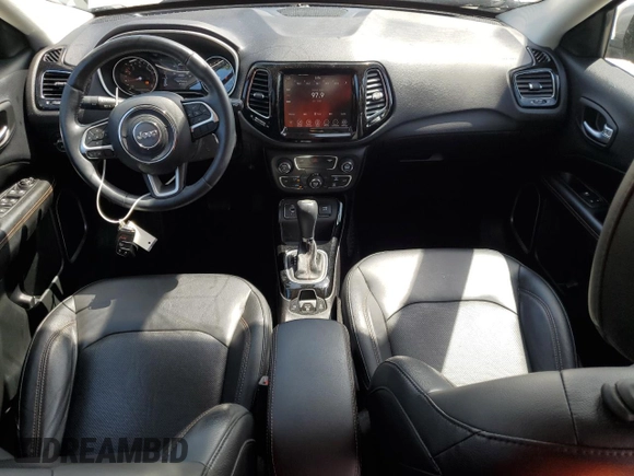2018 Jeep Compass Limited with VIN 3C4NJCCB3JT461201, listed as a Copart auction lot 52573075 with 41,242 mi miles and Salvage Title. Bid and sale history available at carsss.com. Image 8.