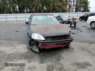 1999 Honda Civic LX with VIN 1HGEJ657XXL047414, listed as a Copart auction lot 83943154 with 300,098 mi miles and Salvage Title. Bid and sale history available at carsss.com. Image 10.